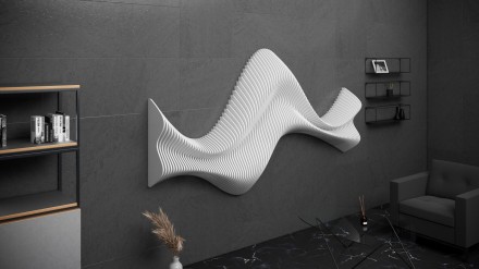 Wavy wall decor