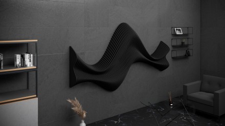 Wavy wall decor