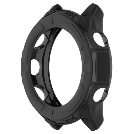 1pc Forerunner 955 Solar Watch Case, Hollow Armor Design, Water-Resistant, Non-Slip, Scratch-Resistant, Soft TPU Material Protective Cover