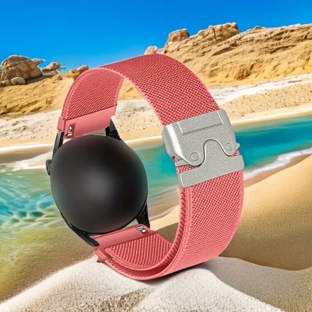 1pc Adjustable Polyamide Loop Band, 18mm/20mm/22mm, Non-Water Resistant Elastic Wristband, with Parachute Buckle, for Samsung Galaxy Watch 7/6/5/4/3, Garmin Venu 3S, Amazfit GTR 4, Compatible with 40mm/44mm/42mm/46mm