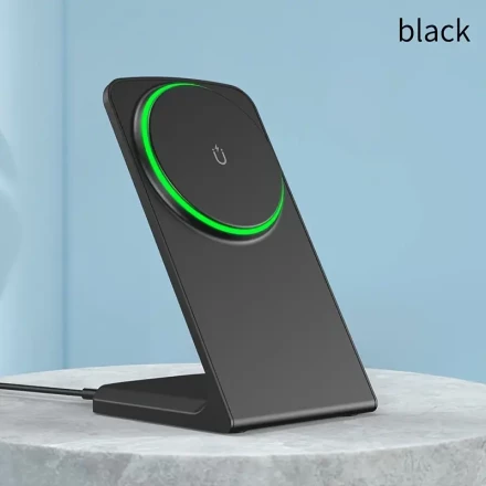 Magnetic Wireless Charger Charging Station, phone charger fast charge Devices for iPhone15/15PRO MAX 14/13/12 Series, 15W fast wireless Charging Desktop charging dock portable phone charger