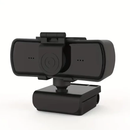 Quad HD 2K Webcam, USB Interface Student Classroom Computer Network Camera, Conference Network Camera with Microphone, Suitable for Desktop/laptop/PC/Mac, Computer Network Camera