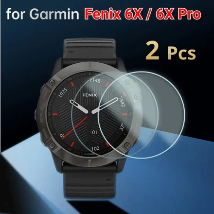2pcs tempered glass protective film for Jiaming Fenix 6X / 6X Pro