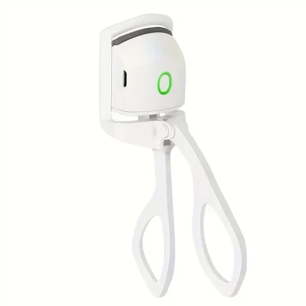 1pc Electric Heated Eyelash Curler, USB Rechargeable Long-Lasting Lash Curling Tool, Modern Home Beauty Eye Instrument, Makeup Accessory, Clip-On Heated Eyelash Curler - Quick Curling for Perfect Lashes, Ideal Gift for Sisters and Friends on Christmas, Ne