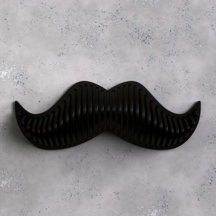 Wall decor mustache