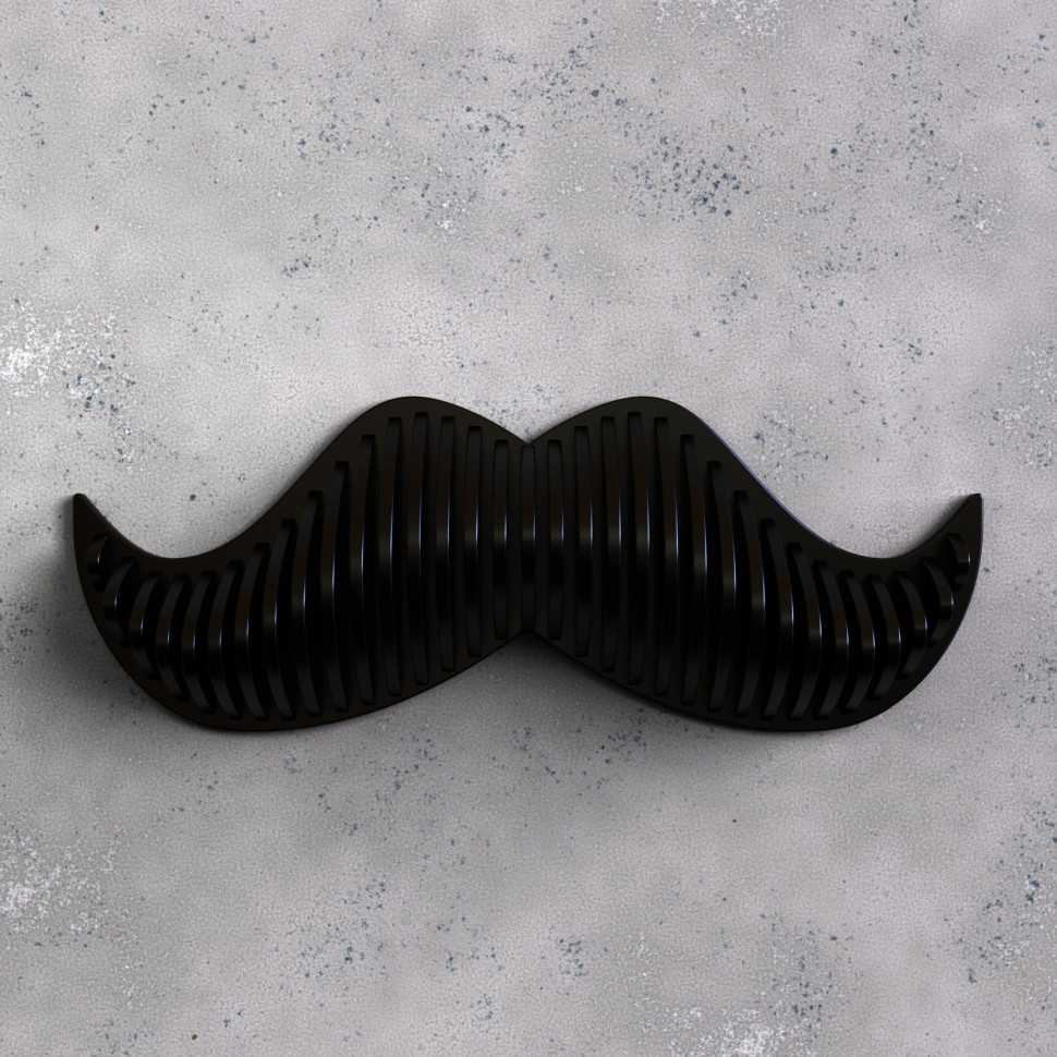 Wall decor mustache