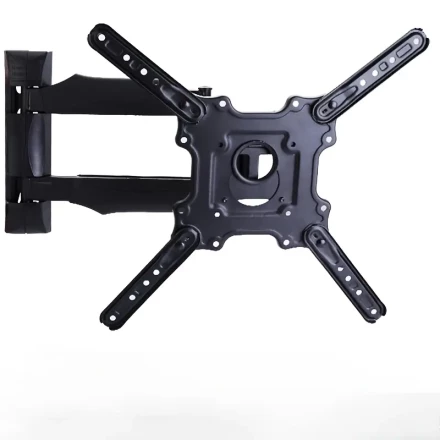 Versatile Swivel TV Wall Mount - Full Motion Stand with Articulated Arms, Tilt & Extension for LCD/LED/Smart TVs up to 36.29KG, Black, Swivel TV Wall Mount, Articulated Arms, LCD, Curved Smart TV, VESA