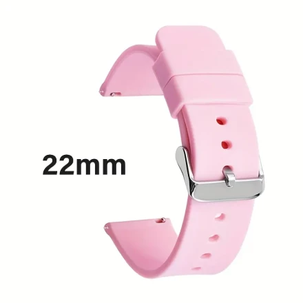 Silicone Watch Straps with Quick Release Adjustable 18mm/20mm/22mm Sizes for Samsung Watches Comfortable Wrist Watch Band