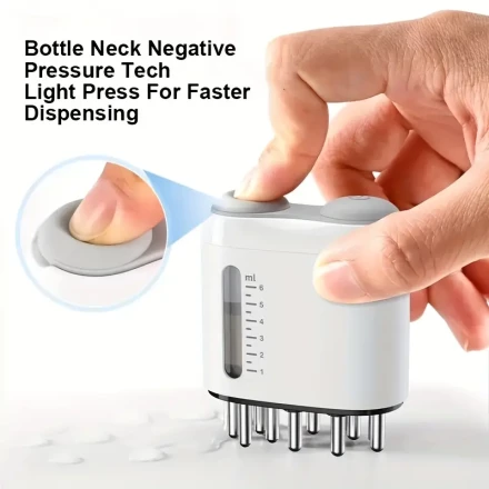 USB Rechargeable Scalp Massager - Silicone & Plastic, Essential Oil Compatible, Perfect Gift for Men & Women