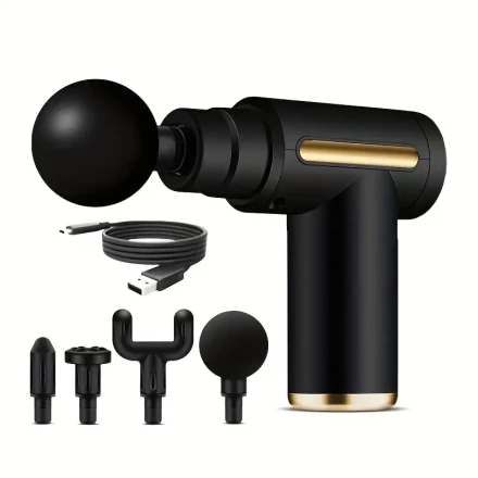 A Compact Massage Gun for Full Body Muscle Relaxation - Featuring a High-Torque Motor, The Perfect Gift for Both Men And Women, a Great Massage Tool.