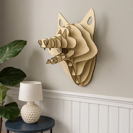 3D Fox Wall Art