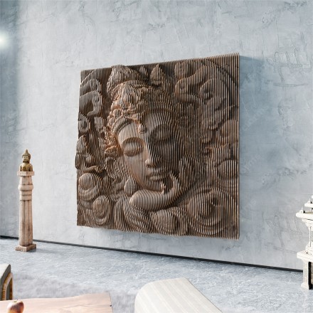 Parvati Wavy Wooden Decor