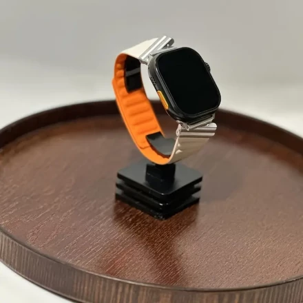Reversible Two-Tone Silicone Watch Band, Breathable and Sweatproof, Comfortable Fit for 42/44/45/46/49mm - New Experience, Universal Strap