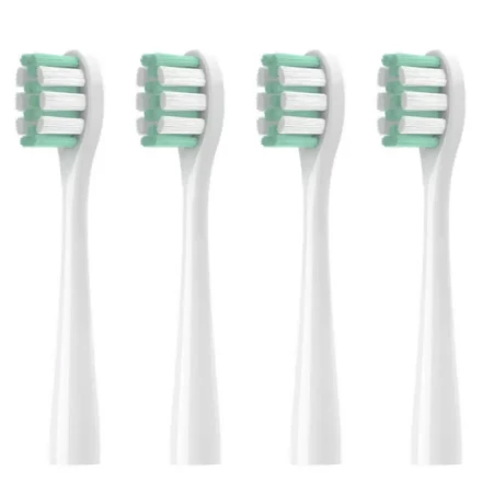 Soft Bristle Replacement Toothbrush Head - Gentle Cleaning, Compatible with Showsee D1-W, D1P, D1-BG, D2-R, D2-BP, D3-W, D3-G Series Electric Toothbrushes - Easy Installation, Long-Lasting Durability
