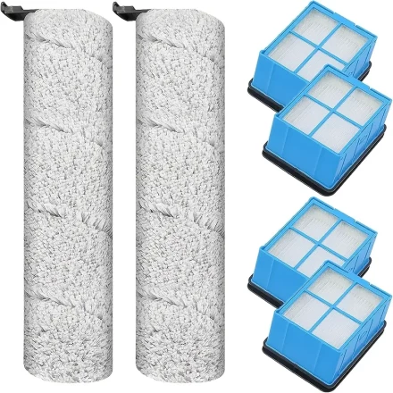(2 filters, 2 filter cartridges, 4 filters) BU3523 BU3120 HEPA filter replacement compatible with Shark BU3120 BU3523 Clean lightweight wireless cleaner, suitable for Shark Clean lightweight wireless cleaner portable handheld devices
