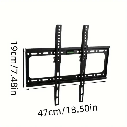 Iron Wall Mount TV Bracket for 26-55 Inch LED LCD TVs, Tilt 15 Degrees, Uncharged, Compatible with VESA 400x400mm, Up to 24.95 KG - Pack of 1