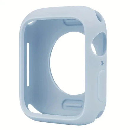 1pc Soft Silicone TPU Case for Apple Watch 38/40/41/42/44/45/46mm, Candy Color Protective Shell Cover Compatible with iWatch Series 3/4/6/7/8/9/SE/10, Flexible and Durable Bumper