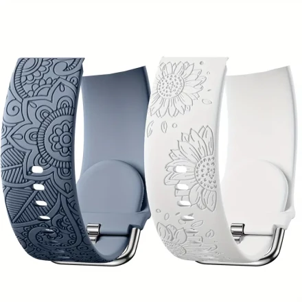 SG-GJ-20MM Universal Model - Carved Large Sunflower Style - UKOU - White + SG-GJ-20MM Universal Model - Carved Kam Lotus Flower Style - UKOU - Blue-Gray & Universal Packaging Bag 7*18 + SG20 - Raw Ear - Spot Welding + Universal Packaging Bag 3*4