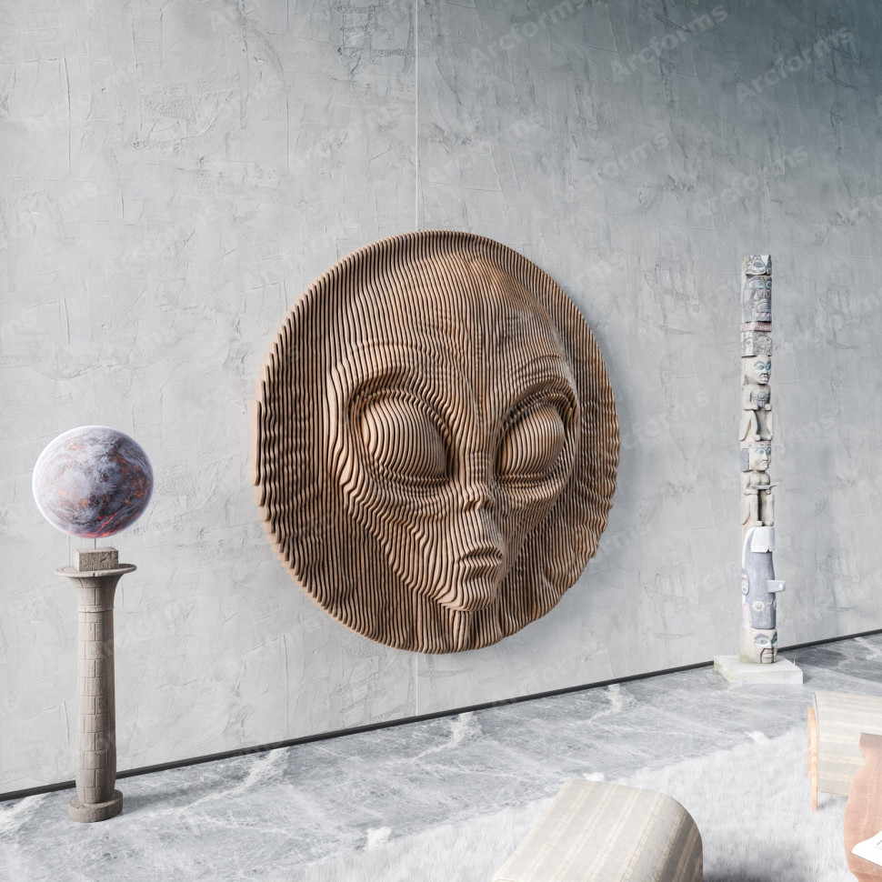 Alien Wavy Decor