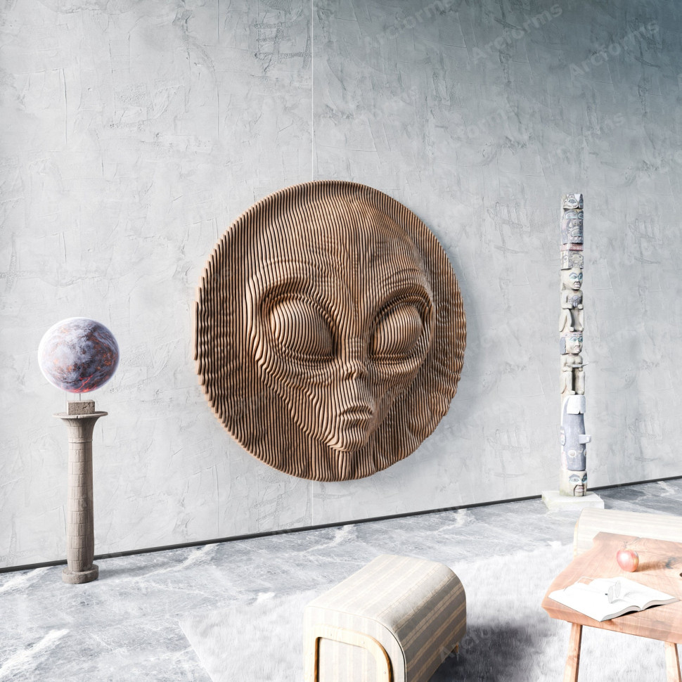 Alien Wavy Decor