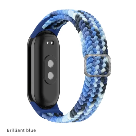 Strap for Xiaomi Mi Band 9 8 7 Elastic Nylon Braided Solo Loop Adjustable Buckle Replacement correa bracelet Miband 4 3 5 6 7 8 9 Nylon Elastic Band for 9 8 NFC