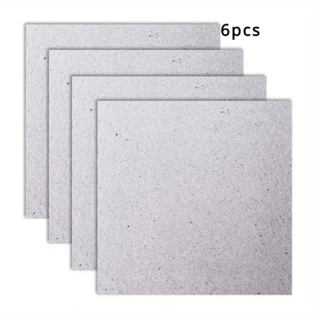 6/12pcs Microwave Oven Mica Wave Guide Plate Sheet Thick Replacement Part 130 x 130mm