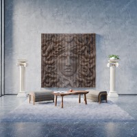 Medusa Gorgon Wavy Pattern