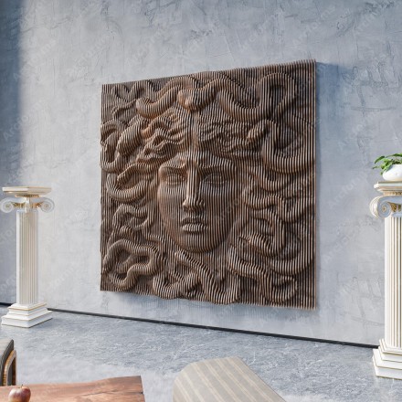 Medusa Gorgon Wavy Pattern
