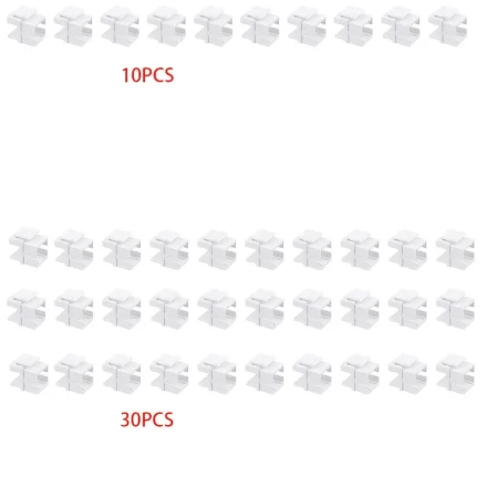 Optical Fiber Coupler Keystone Jack Wall Plate Insert for Duplex LC or Single Mode SC Coupler Not Including Coupler