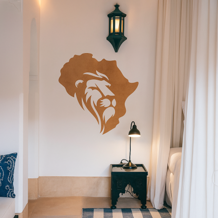 Wall Art with an African Lion