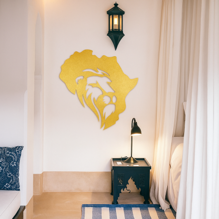 Wall Art with an African Lion