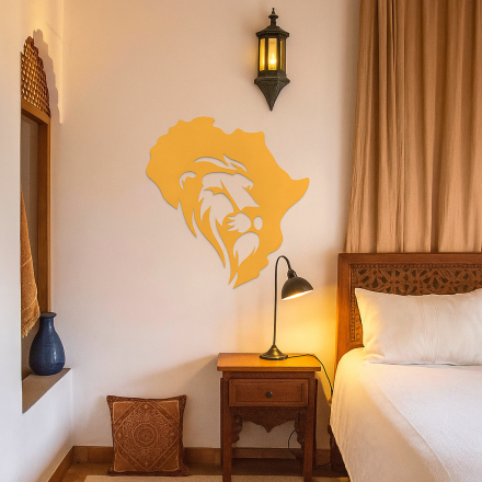 Wall Art with an African Lion