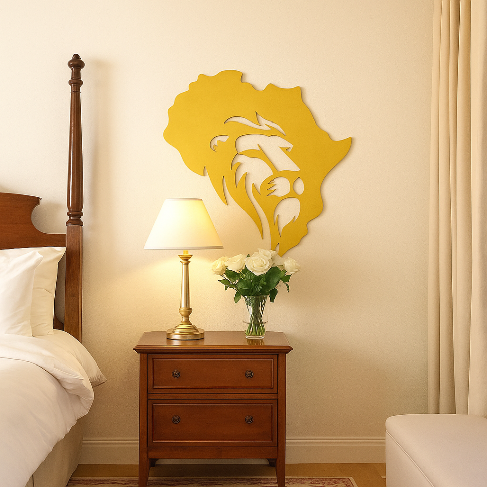 Wall Art with an African Lion