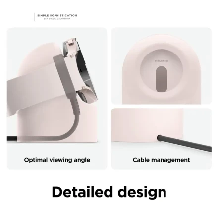 Suitable for Samsung Galaxy Watch 5/6/7 Pro, Silicone Charging Stand Holder for 40/44/45mm [Charging Cable Not Included]