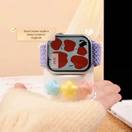 Smartwatch Charging Stand (Stand Only, Does Not Include Charging Dock) / Cute Desktop Ornament - Compatible with Apple Watch Series