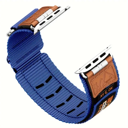 Nylon Sports Watch Band for Apple Watch 49mm/45mm/44mm/42mm, Watch Strap for iWatch Series 9/8/7/6/5/4/3/2/1/SE/Ultra1/Ultra2, Men And Women Fashion Universal Wristband Replacement