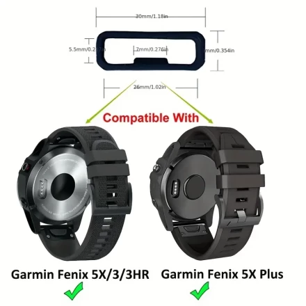 4pcs Silicone Band Keeper For Garmin Fenix7 7X 6X 6 5x 5 5S 6S 7S Strap Rubber Loop Forerunner 935/645 Watch Buckle Accessories