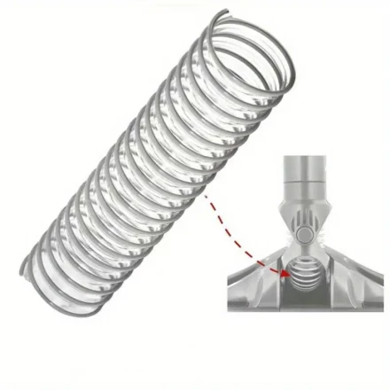 1pc Flexible Vacuum Cleaner Hose Replacement - Compatible with Hoover NV340 & NV601, Durable Plastic Lower Duct Tube, Easy Installation, Grey
