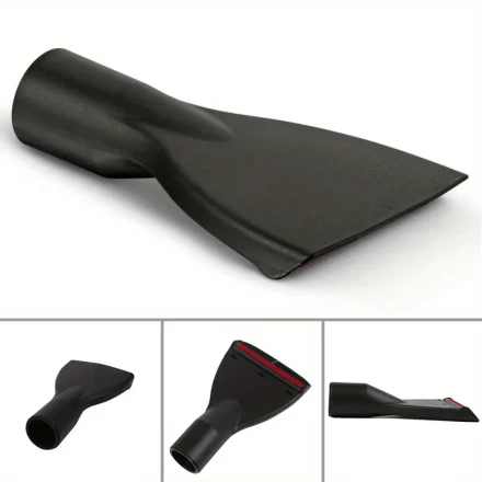 1pc Vacuum Cleaner Crevice Nozzle - 35mm Flat Mouth Attachment for Sofa & Mattress, Essential Bed Cleaning Tool with Red Accent