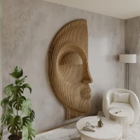 Half Face Wavy Decor