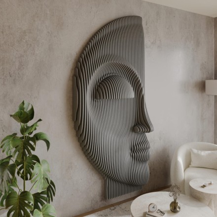 Half Face Wavy Decor
