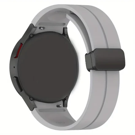 1pc Silicone Magnetic Replacement Strap for Samsung Galaxy Watch 6/5/4/5 Pro/Classic, 40mm 44mm 45mm, No Gap Clasp, Compatible with Galaxy Watch 7/FE - Durable Wristband