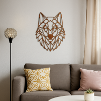 Wall Art with a Wolf