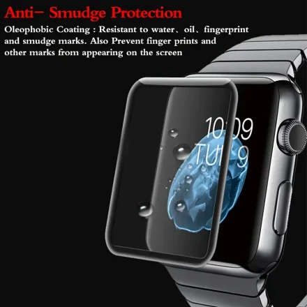 3-Pack 3D TPU Screen Protectors for Apple Watch S10 42/46mm, 6H Hardness, Anti-Scratch, Easy Installation, No Battery Required