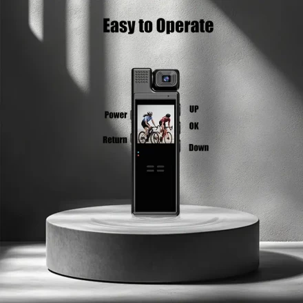 Youngsters Portable Video Camera Toy - 1080P FHD Recording, Night Vision, Motion Detection, Wide Angle Lens, No WiFi Needed, Supports Memory Card, Rechargeable Battery, Clip-On Design for Sports & Daily Play, Perfect Gift for Christmas & New Year, Portabl