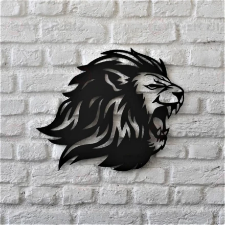 Wall Art with a Lion