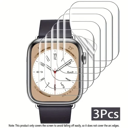 3pcs/6pcs/9pcs Hydrogel Screen Film for Apple Watch Ultra 10 8 9 7 6 5 4 3 Anti-Scratch Soft HD TPU Clear Film for iWatch 46mm 49mm 45mm 44mm 42mm 41mm 40mm 38mm Series