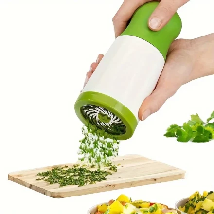 Versatile Manual Vegetable Chopper & Spice Grinder - Perfect for Home Kitchens, Outdoor Camping & Picnics