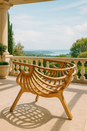 Elegant shell chair