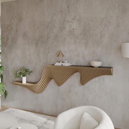 Stylish wooden shelf